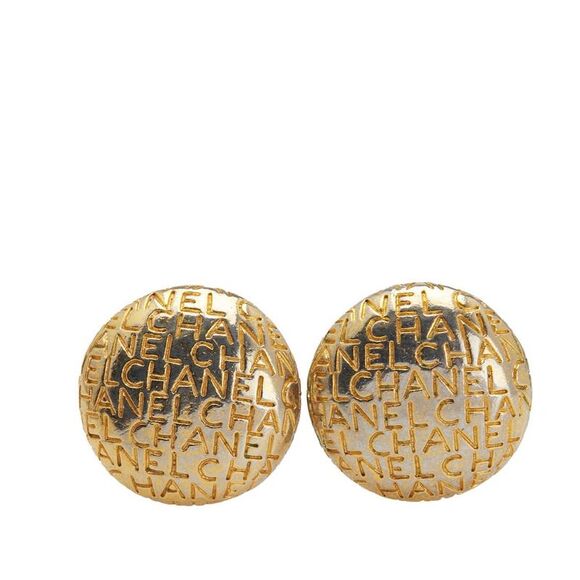 Pre Loved chanel Women Gold Earrings - Picture 1 of 3
